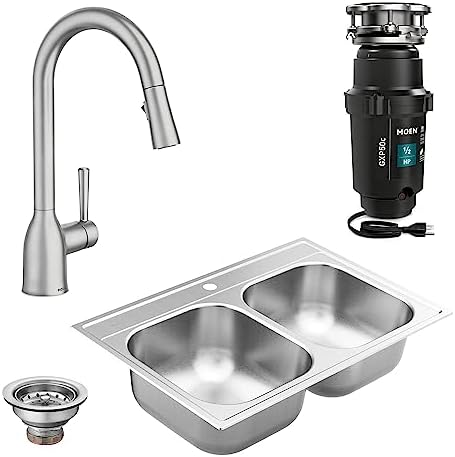 Moen Kitchen Sink Stainless Steel Basket Strainer - Image 5