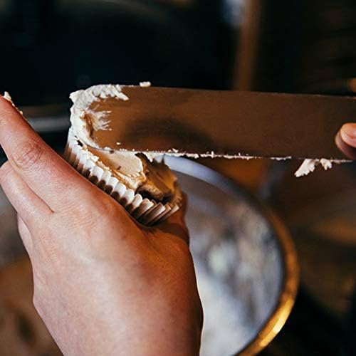 4PCS Straight Cake Icing Spatula Set 4” 6” 8” 10”with Wooden Handle - Image 4