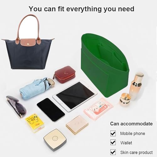 Lckaey Purse Organizer Insert for longchamp le pliage large Handbags Insert - Image 4