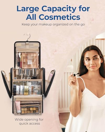 BAGSMART Makeup Bag for Women - Image 3