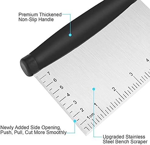 Bench Scraper, Stainless Steel Dough Cutter, Kitchen Tool - Image 3