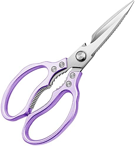 Heavy Duty Sharp Kitchen Scissors, Dishwasher Safe, Cooking Shears by AWinjoykitchenshears