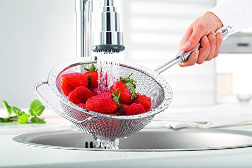 Rösle Stainless Steel Round Handle Kitchen Strainer, Coarse Mesh - Image 2