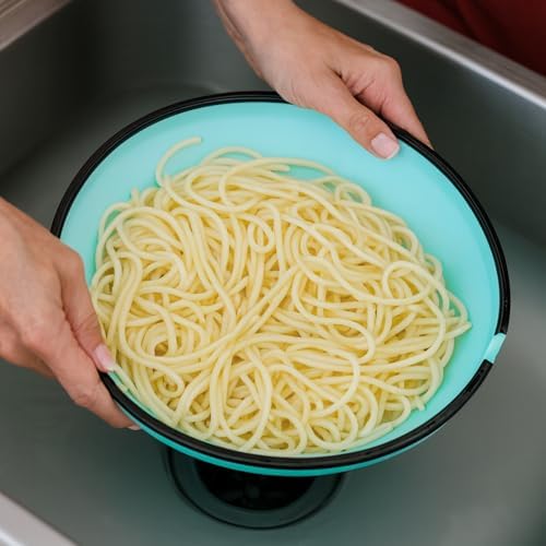 Ultimate Grease Drainer & Food Strainer Premium Heat-Resistant Silicone Colander - Image 5
