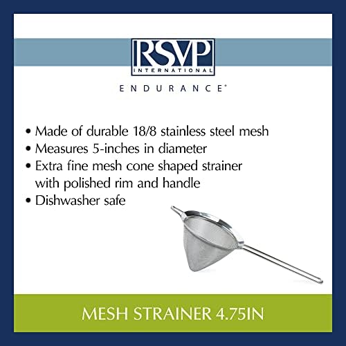 RSVP International Endurance Kitchen Collection, Stainless Steel Fine Mesh - Image 6
