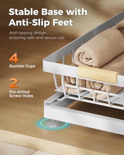Sevenblue 2-Pack 2-Tier Height Adjustable Under Sink Organizer & Storage - Image 7