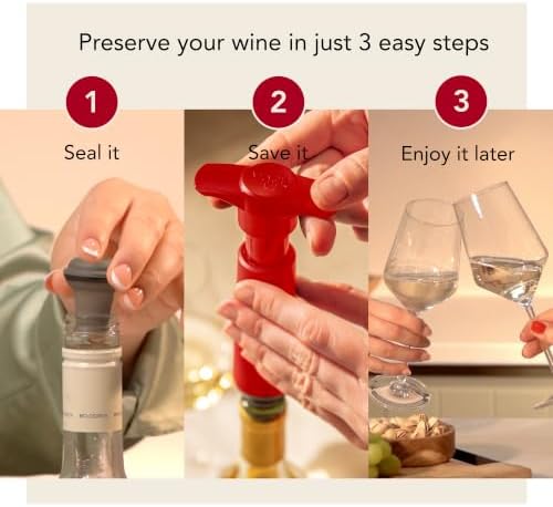 Vacu Vin Original Wine Pump - Image 4
