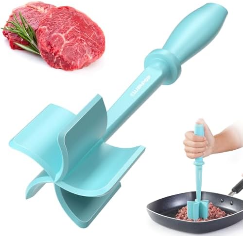 Meat Chopper, Hamburger Chopper, CLUEAPOP Potato Masher-Professional by CLUEAPOP