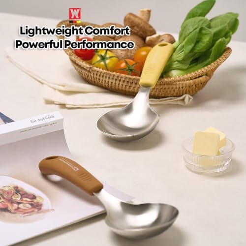Short Stainless Steel Ladle 220mm – SUS304 Thick Deep Bowl Head - Image 6
