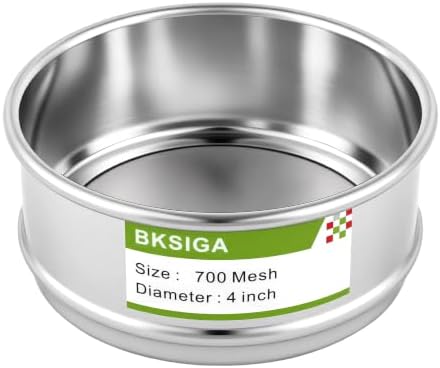 304 Stainless Steel Wire Cloth Lab Sieves, 700 Mesh Test Sieve by Unknown