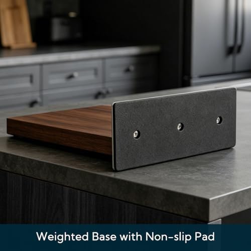 KITCHENDAO Black Walnut Magnetic Knife Block, Double-sided Magnetic Knife - Image 5
