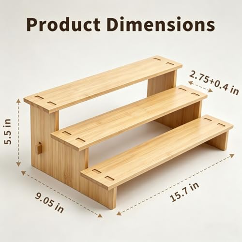 JinDoWin 2 Pack Spice Rack Organizer - Image 4