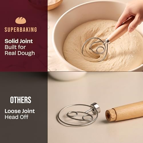 Superbaking 12" Danish Dough Whisk - Image 7