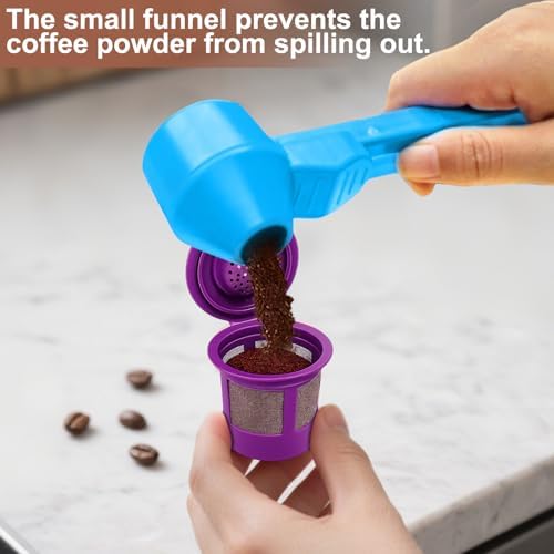Palksky Coffee Scoop & Funnel for Reusable K Cup Refillable Coffee Pods - Image 3