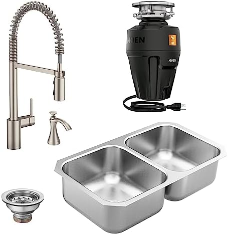 Moen Kitchen Sink Stainless Steel Basket Strainer - Image 3