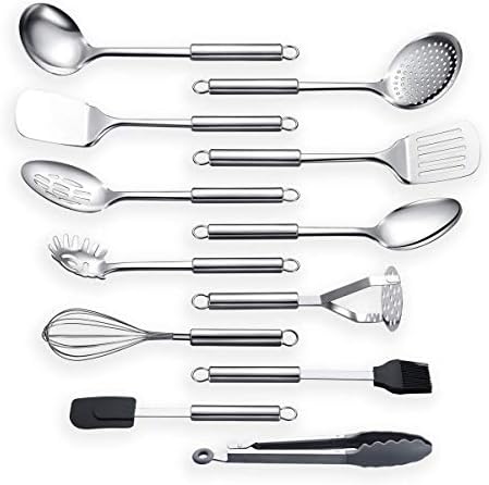 Berglander Cooking Utensil Set 12 Piece Stainless Steel Kitchen Tool Set - Image 2