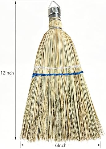 Hand Whisk Broom Corn Straw Broom - Image 2