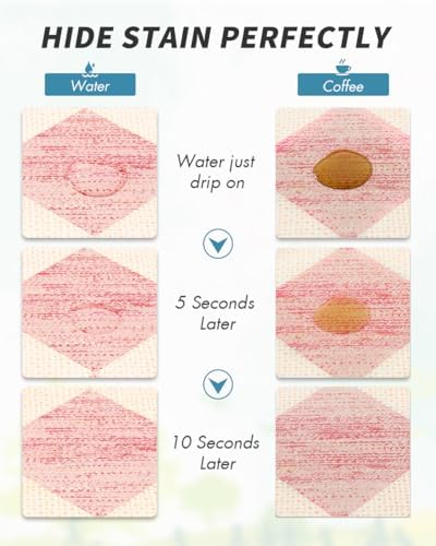 AMOAMI Coffee Mat Hide Stain Rubber Backed Absorbent Dish Drying Mat - Image 2
