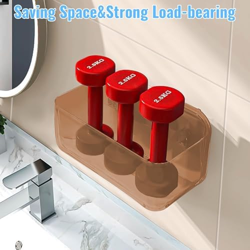 CGBE 2-Pack Cabinet Door Organizer, Self Adhesive Bathroom Shelves - Image 3