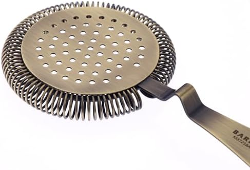 Barfly Deluxe Antique Hawthorne Spring Strainer, Antique Gold - Image 3