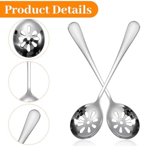 Slotted Spoon, Slotted Spoons for Soups Dips Cereals - Image 5