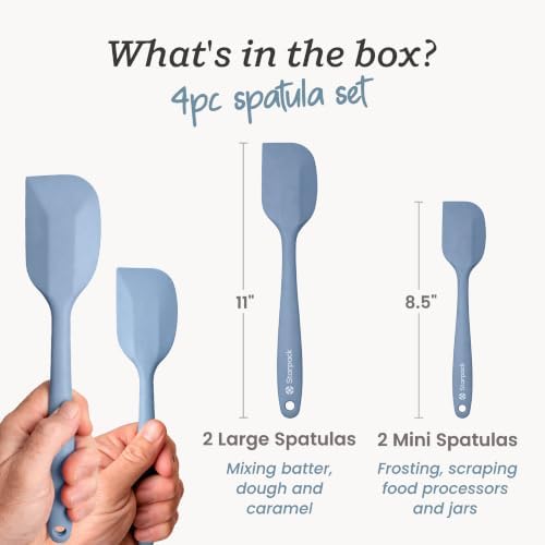 Starpack 'Scrape and Stir' Silicone Rubber Spatula Set - Image 3
