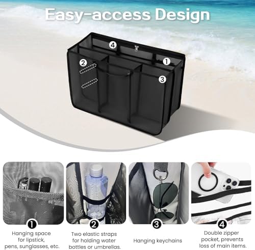 XYFuuee Beach Bag Organizer Insert Divider - Image 3