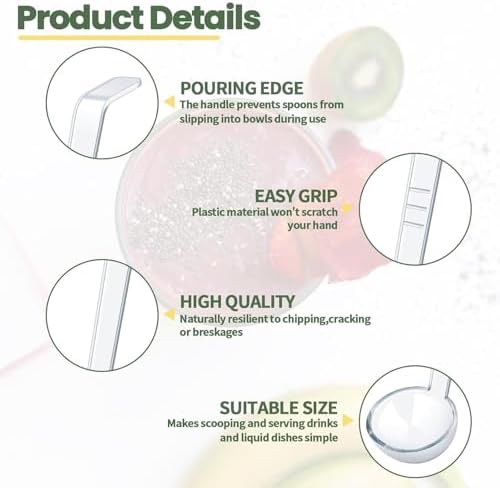 6 Pcs 1 Oz Small Ladle 7.87 Inches Mini Ladles - Image 3