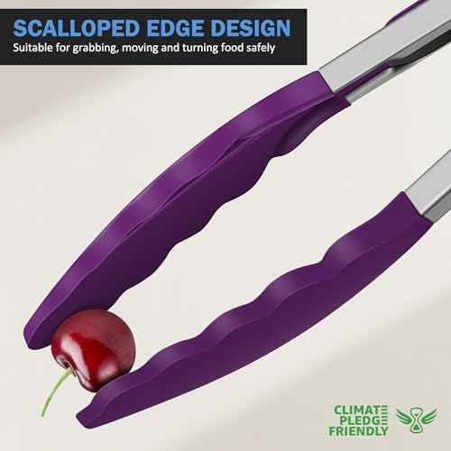 Kitchen Tongs, Stainless Steel Cooking Tongs - Image 3