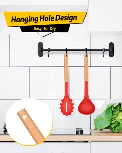 BUNDLEPRO Silicone Soup Ladle and Pasta Spoon Set - Image 6