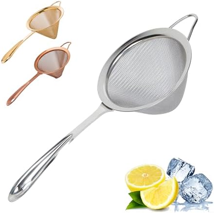 A Bar Above Fine Mesh Cocktail Strainer, 304 Conical Sieve by ABarAbove