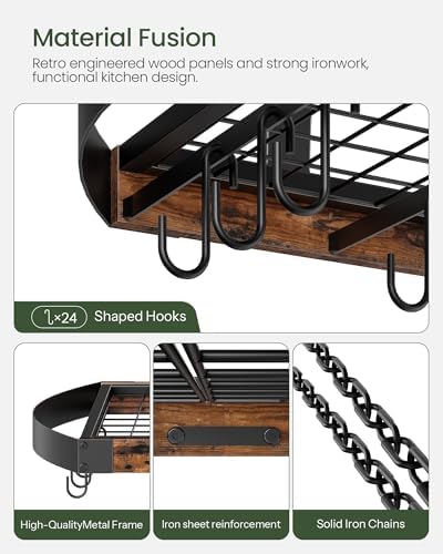 CHOEZON Hanging Pot Rack, Pot Hanger - Image 4