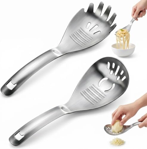 5-in-1 Stainless Steel Cooking Spoon, Cooking Slotted Spoon by JENNYEAH