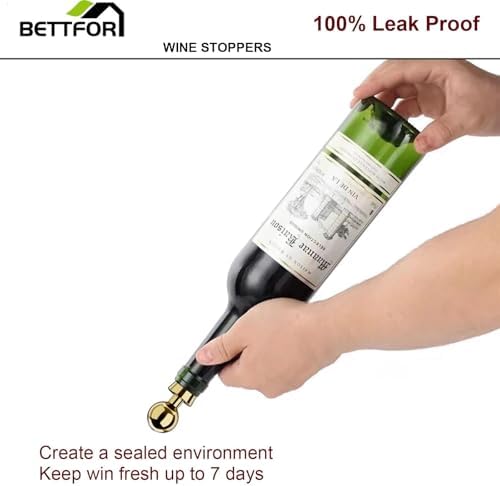 Wine Stoppers for Wine Bottles 6Pcs Vacuum Wine Bottle Stopper - Image 3