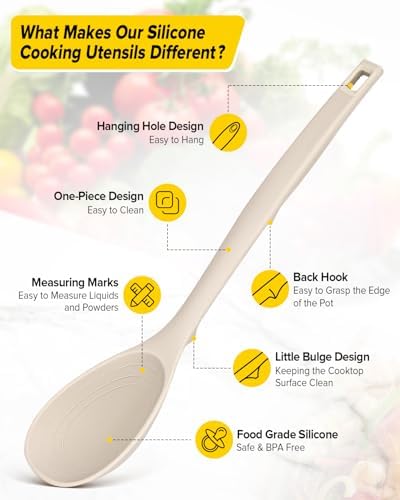 BUNDLEPRO Silicone Cooking Spoons - Image 2