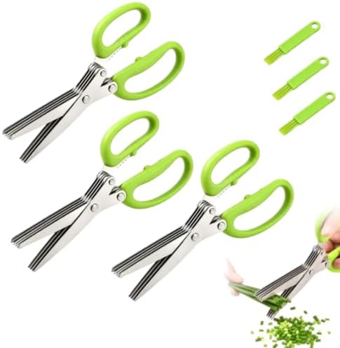 Stainless Steel Herb Herb Scissors by Unknown