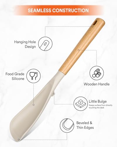 Badiano Silicone Cooking Spoon for Nonstick Cookware - Image 4