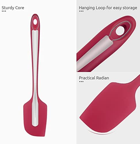 U-Taste 14in Extra Large Silicone Spatula, 600°F Heat Proof Scraper - Image 6