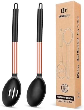 BUNDLEPRO Silicone Cooking Spoons by BUNDLEPRO