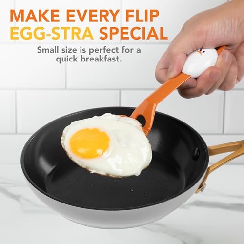 Joie Lil' Flip Egg Spatula, Slotted and Compact Turner, Durable Nylon, Heat - Image 2