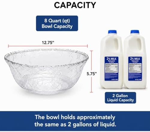 S.G Premium Quality Plastic Punch Bowl - Image 3
