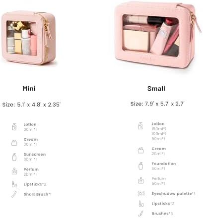 Aveniee Clear Makeup Bag Set - Image 2