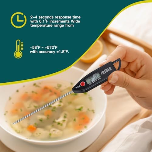 Copkim 3 Set Digital Food Thermometer Long Probe Instant - Image 6