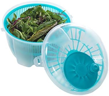 Mabel Home Salad Spinner, Salad Tosser and Mixer, 5 Quart, Vegetable Spinner - Image 3