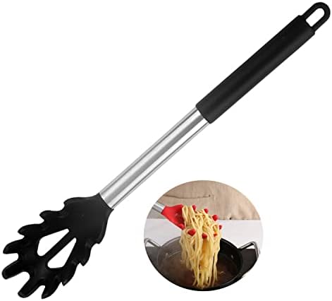 Silicone Pasta Fork, Spaghetti Spoon Kitchen High Heat Resistant Noodle Spoon by JXJYZLN