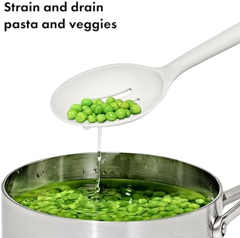 OXO Good Grips Nylon Slotted Spoon – Oat, Slotted Spoons - Image 2