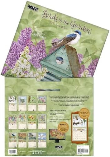 Birds in the Garden 2027 Wall Calendar by Jane Shasky - Image 2
