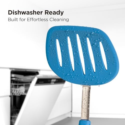 Kitchen Mama WaltzGrip Platinum Silicone Pancake Spatula Turner - Image 6