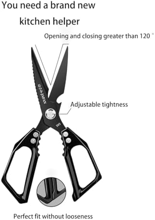 Heavy Duty Rust Proof Multi-Purpose Kitchen Shears - Image 3