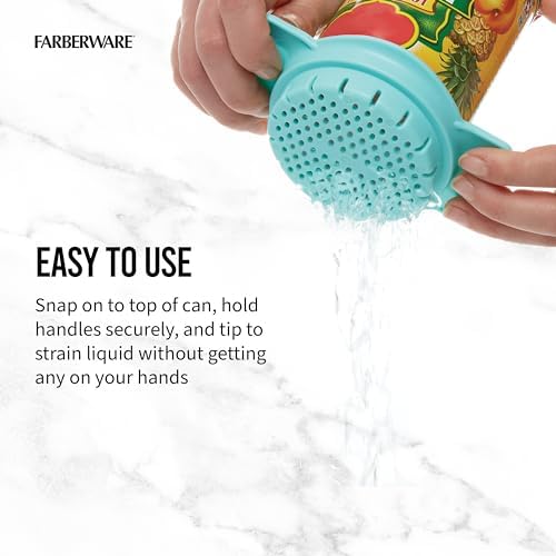 Farberware Classic Can Strainer and Colander, Aqua Sky - Image 3
